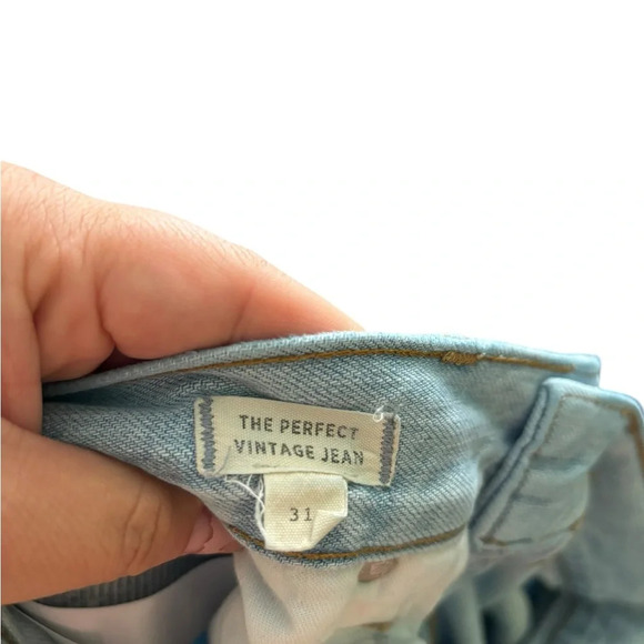 Madewell Women’s The Perfect Vintage Denim Distressed Jeans- Size 31 - Picture 6 of 7